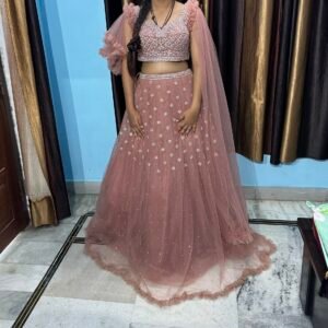 Dusty Rose Dream Lehenga Set